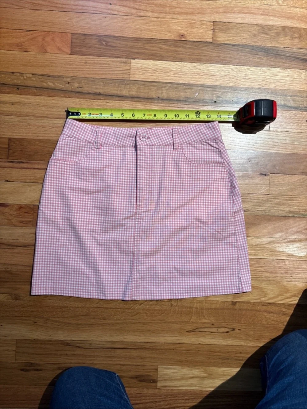 Forever 21 Pink Gingham A-Line Mini Skirt - Picture 3 of 7